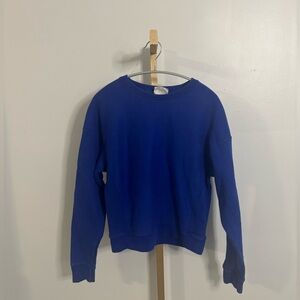 Champion Women's Classic Blue Crew Neck Sweater